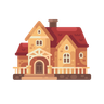 country house illustration svg