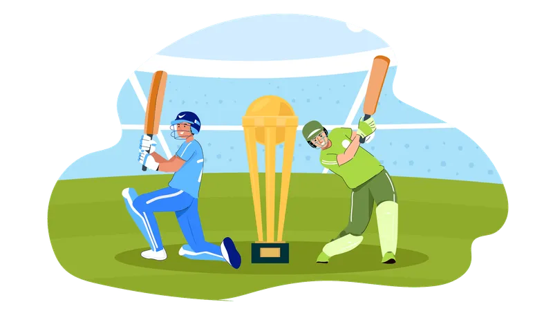 Coupe du monde de cricket  Illustration