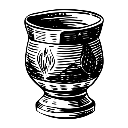 Coupe à saké  Illustration