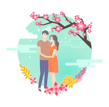 Couple Activities  Illustration