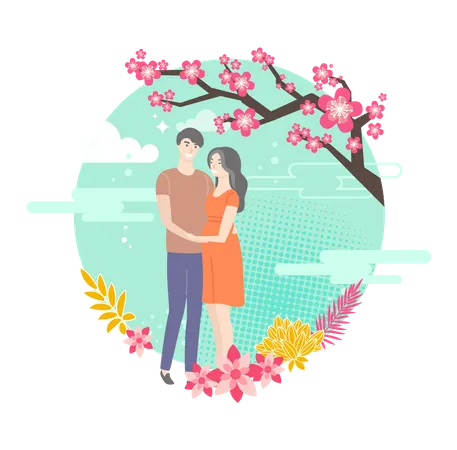 Couple Activities  Illustration