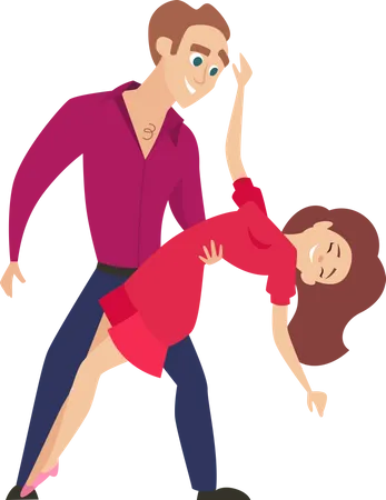 Couple Dance  Illustration