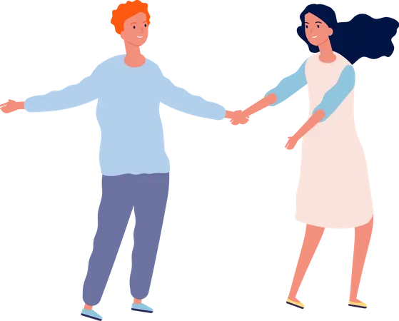 Couple Dance  Illustration