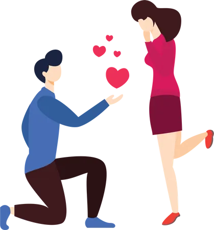 Couple Dating  Illustration