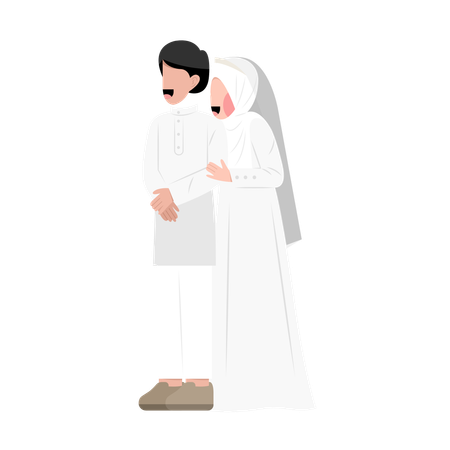 Couples de mariage  Illustration