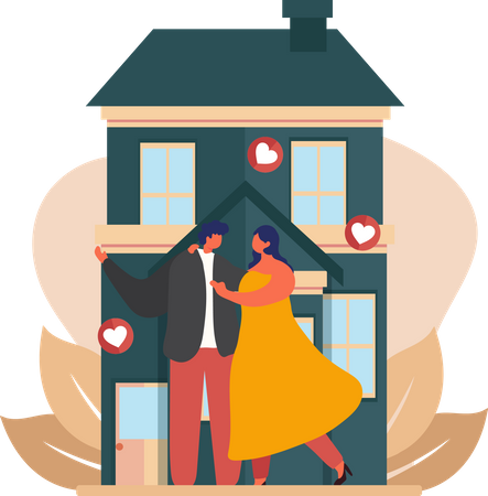 Couples de mariage  Illustration