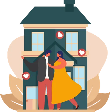 Couples de mariage  Illustration