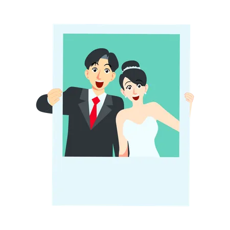 Couples de mariage  Illustration