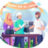 eid food illustration free download