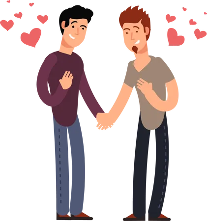 Couples gays  Illustration