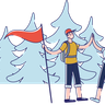 illustrations for success flag