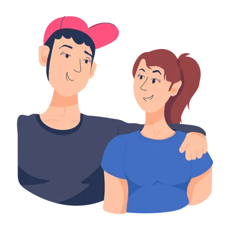 Couple  Illustration