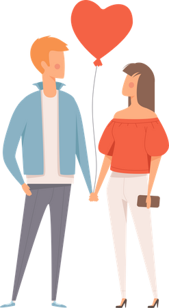 Couple in love  Illustration