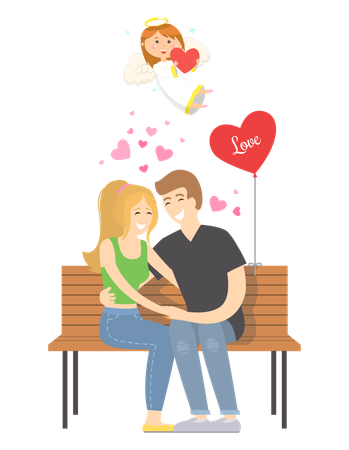 Couple is planning baby  Illustration