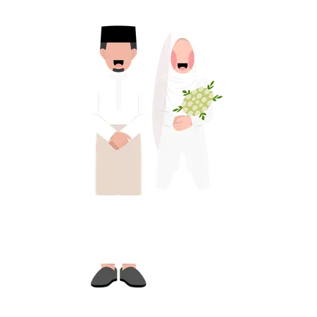 Couple islamique  Illustration