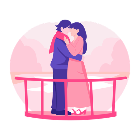 Couple love  Illustration