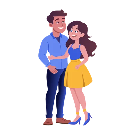 Couple love Illustration