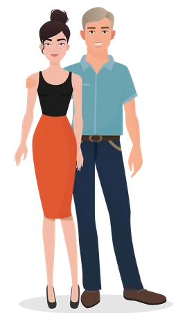 Couple Love  Illustration