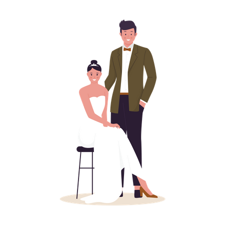 Couple Love  Illustration