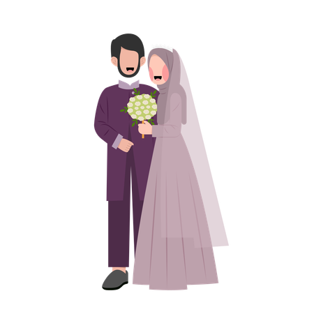 Couple musulman  Illustration