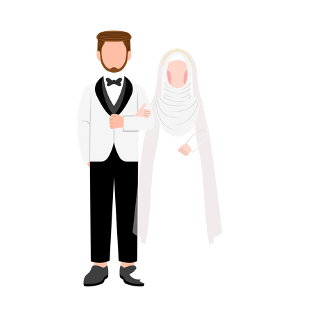 Couple musulman  Illustration