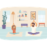 yoga asana illustration