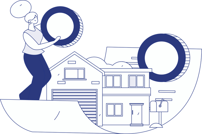 Couple receives property reward  Illustration