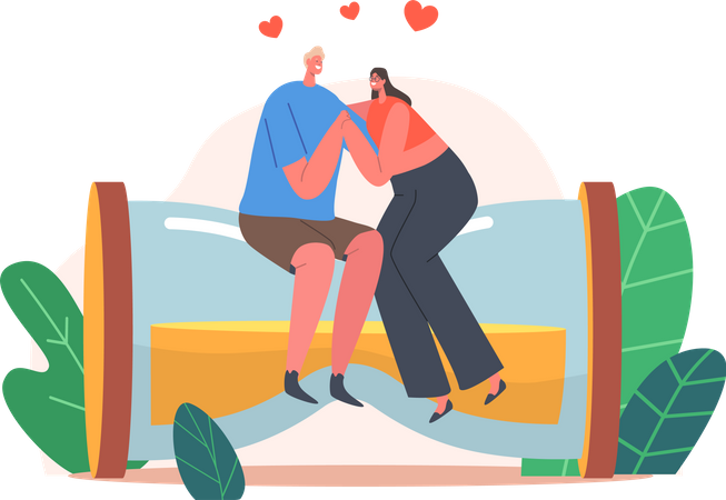 546 Couple Sitting Together Illustrations - Free in SVG, PNG, EPS -  IconScout