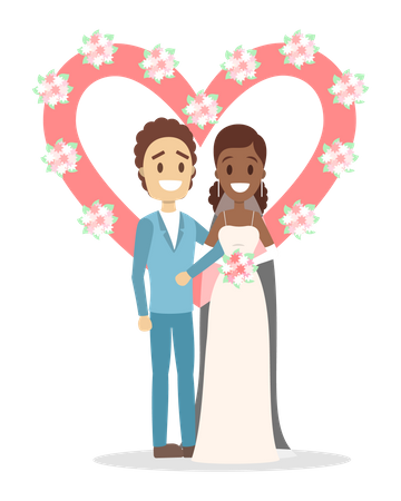 Couple wedding  Illustration