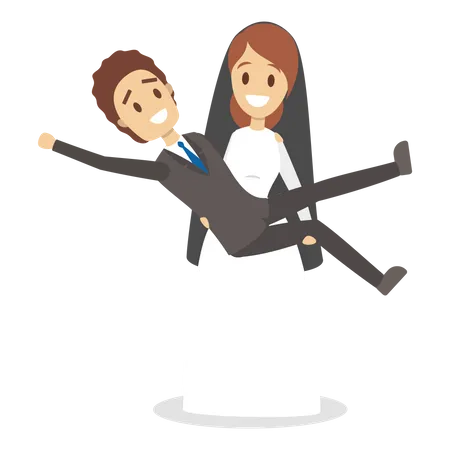Couple wedding  Illustration
