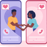 illustrations for meeting soulmate online