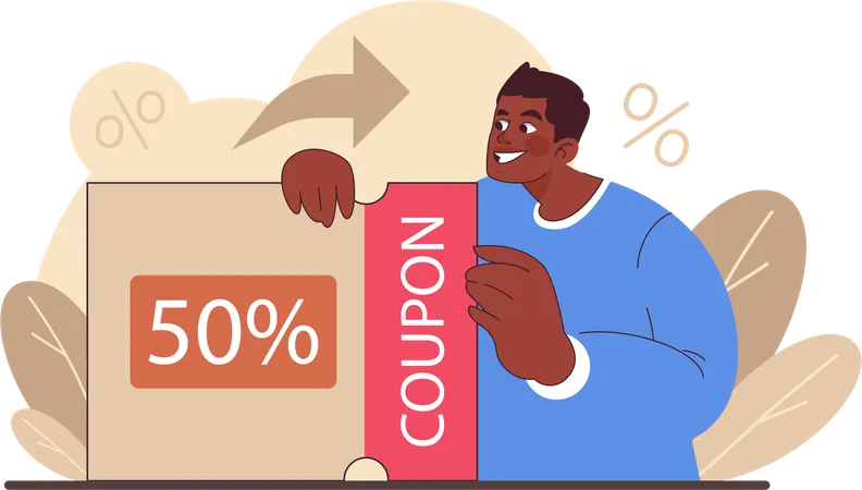 Coupon d'achat  Illustration