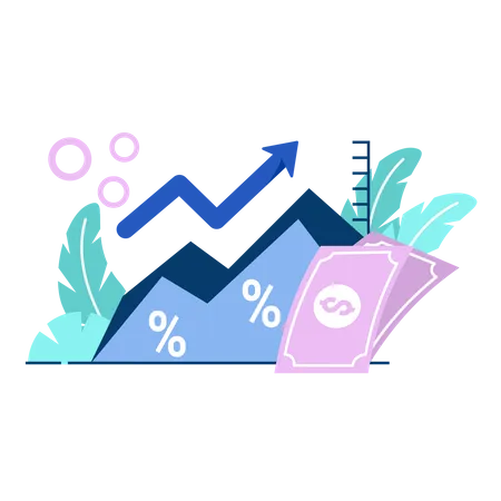 Courbe d'inflation  Illustration