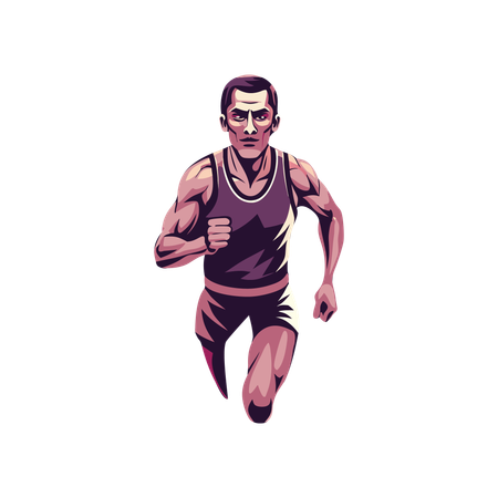 Coureur  Illustration