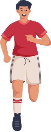 Coureur masculin  Illustration