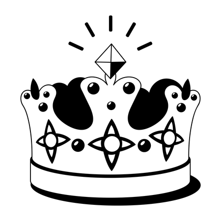Couronne de bijoux scintillants  Illustration