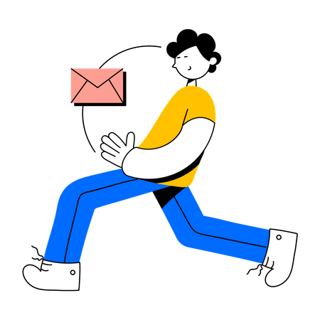 Courrier personnel  Illustration