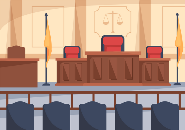 Courtroom  Illustration