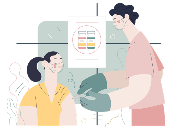 COVID-19 vaccination  Illustration