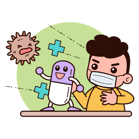 Covid-19 vaccine  Illustration