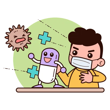 Covid-19 vaccine  Illustration