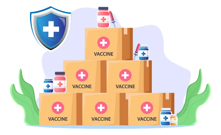 Covid-19 Vaccine Is Safe  Illustration