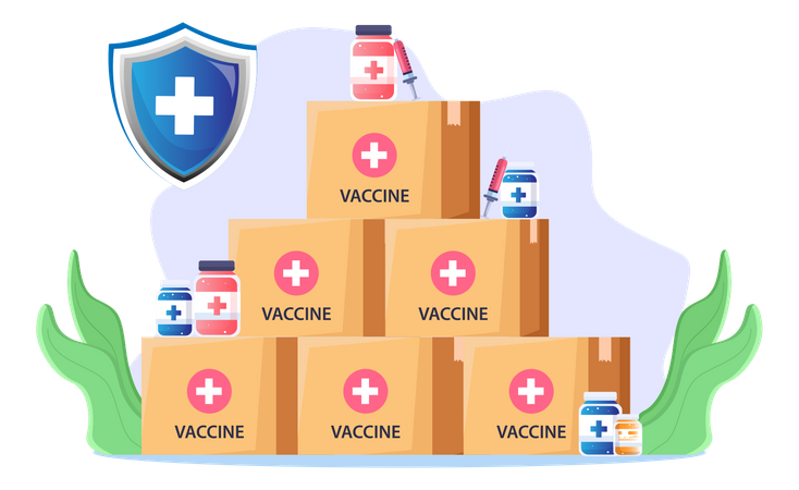 Covid-19 Vaccine Is Safe  Illustration