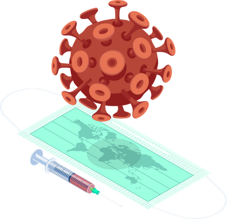 COVID-19 Virus Prevention  Illustration