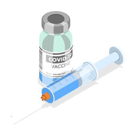 Covide 19 Vaccine Illustration