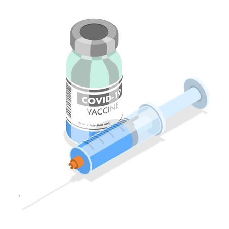 Covide 19 Vaccine  Illustration