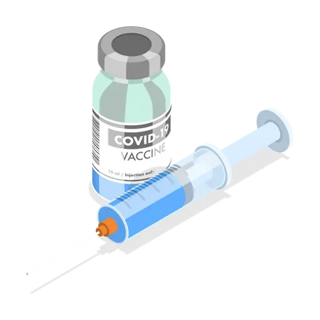 Covide 19 Vaccine  Illustration