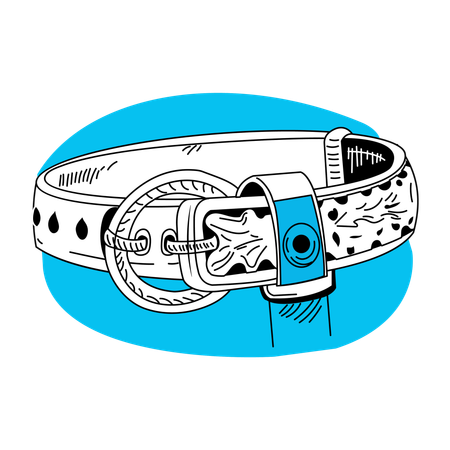 Cowboy Belt  Illustration