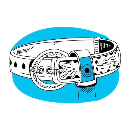 Cowboy Belt  Illustration