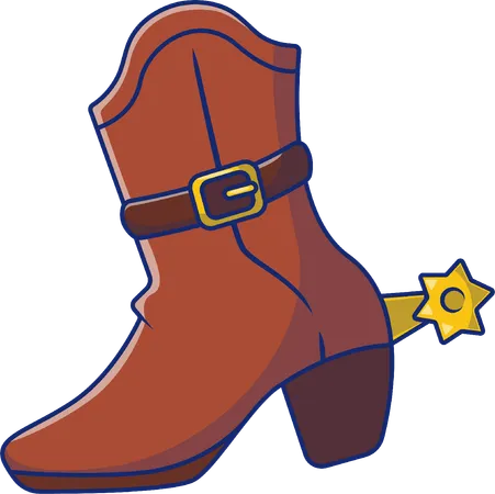 Cowboy Boots  Illustration